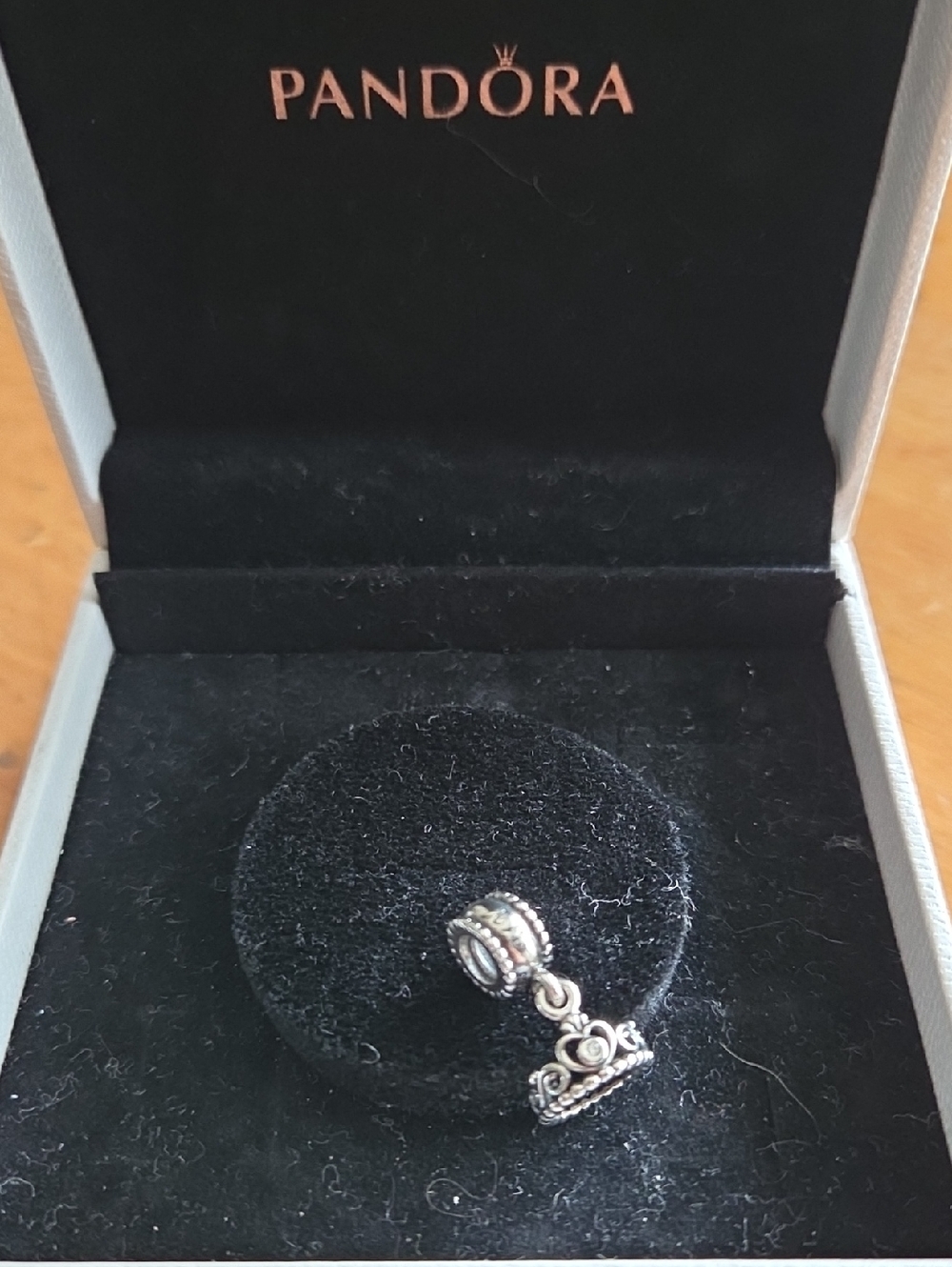 Pandora Sterling Silver My Princess Tiara Dangle Charm